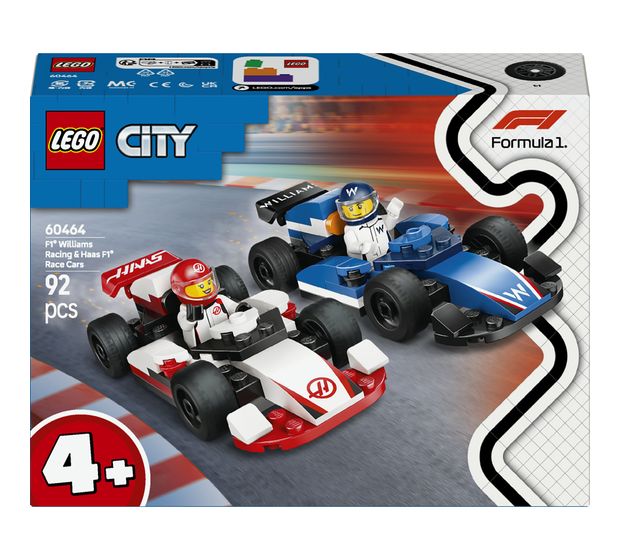 LEGO F1® Williams Racing und Haas F1® Rennautos f&uuml;r 19,49 Euro