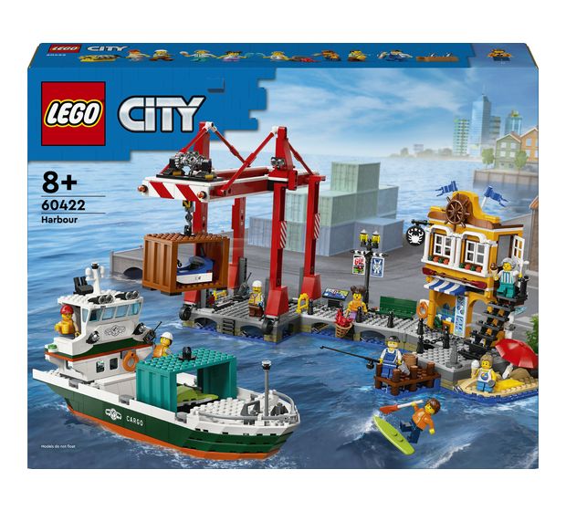 LEGO Hafen mit Frachtschiff f&uuml;r 105,99 Euro