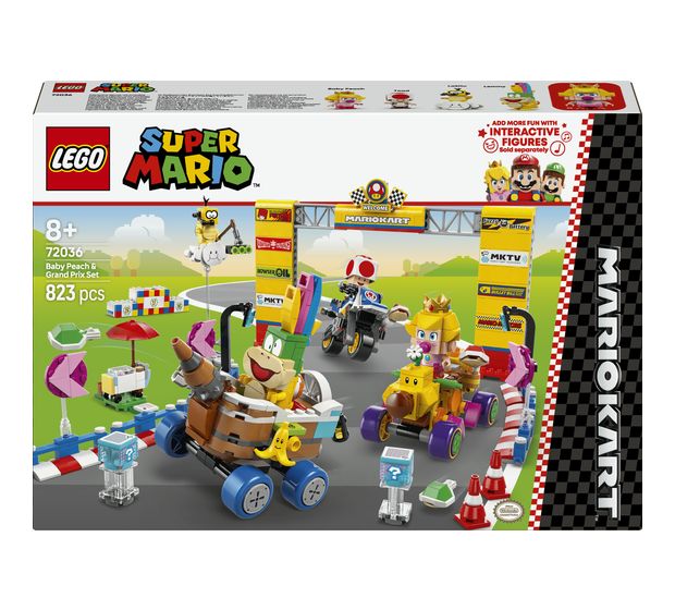 LEGO Mario KartTM – Baby Peach & Grand Prix–Set f&uuml;r 67,99 Euro