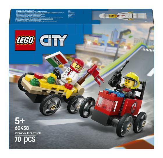 LEGO Pizzalieferwagen vs. Löschauto f&uuml;r 9,99 Euro