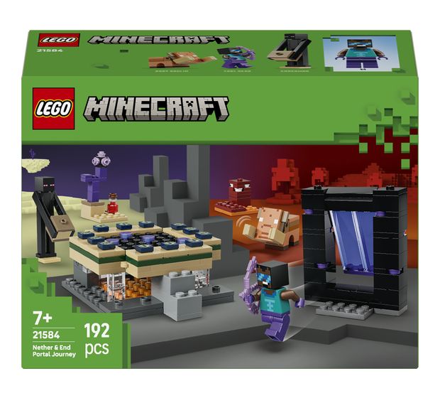 LEGO Reise durch Nether und Endportal f&uuml;r 14,99 Euro