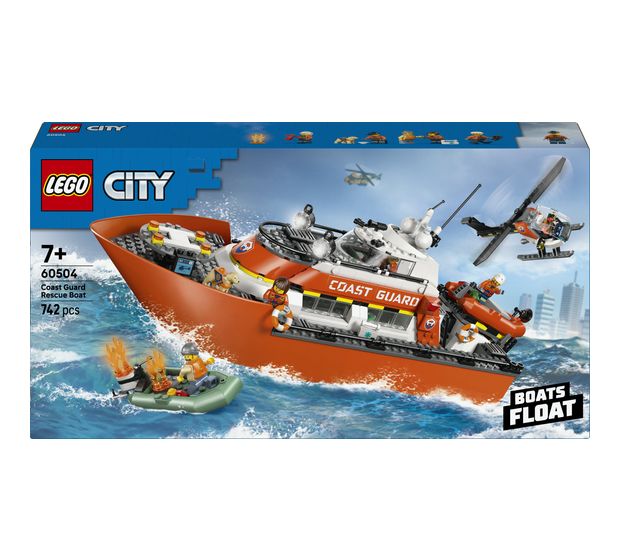 LEGO Rettungsboot der Küstenwache mit Hubschrauber f&uuml;r 99,49 Euro