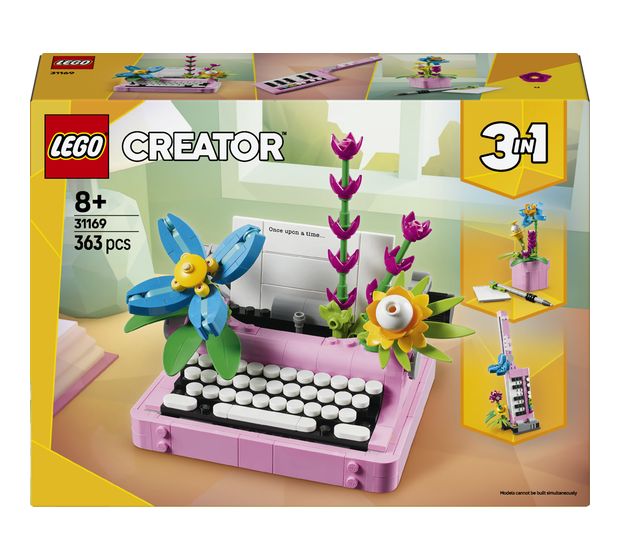 LEGO Schreibmaschine mit Blumen f&uuml;r 26,49 Euro