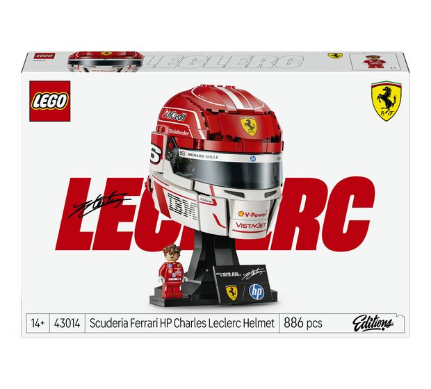 LEGO Scuderia Ferrari HP Charles Leclerc Helm f&uuml;r 79,49 Euro