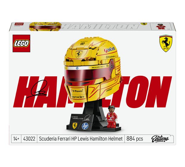 LEGO Scuderia Ferrari HP Lewis Hamilton Helm f&uuml;r 79,49 Euro