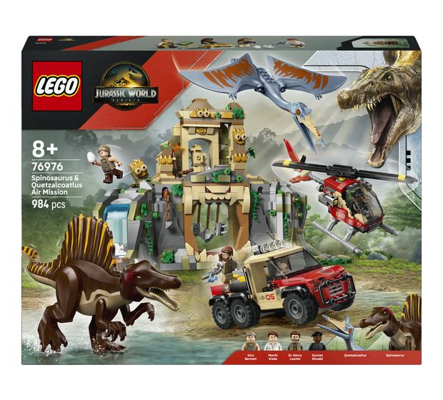 LEGO Spinosaurier & Quetzalcoatlus: Hubschrauber-Einsatz f&uuml;r 133,99 Euro