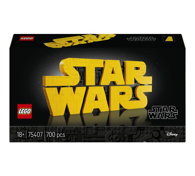 LEGO Star WarsTM Logo aus LEGO Steinen f&uuml;r 59,49 Euro