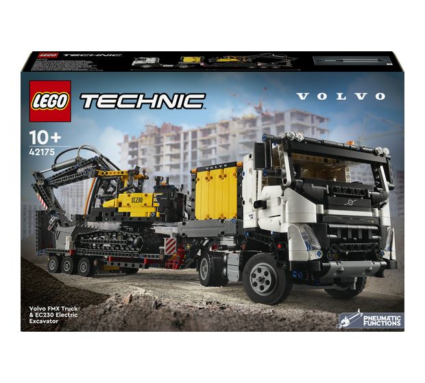 LEGO Volvo FMX LKW mit EC230 Electric Raupenbagger f&uuml;r 177,99 Euro