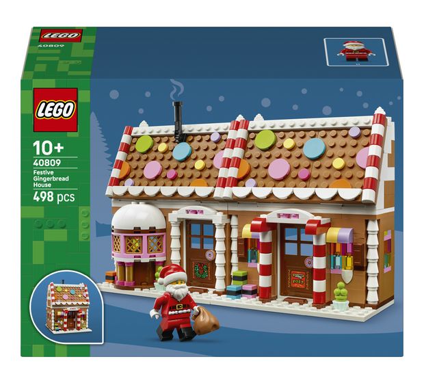 LEGO Weihnachtliches Lebkuchenhaus f&uuml;r 39,99 Euro
