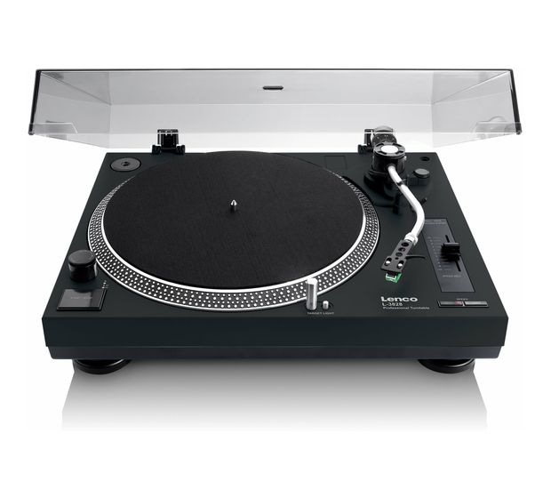 Lenco L-3828BK Plattenspieler mit Direktantrieb  (Schwarz) f&uuml;r 285,99 Euro