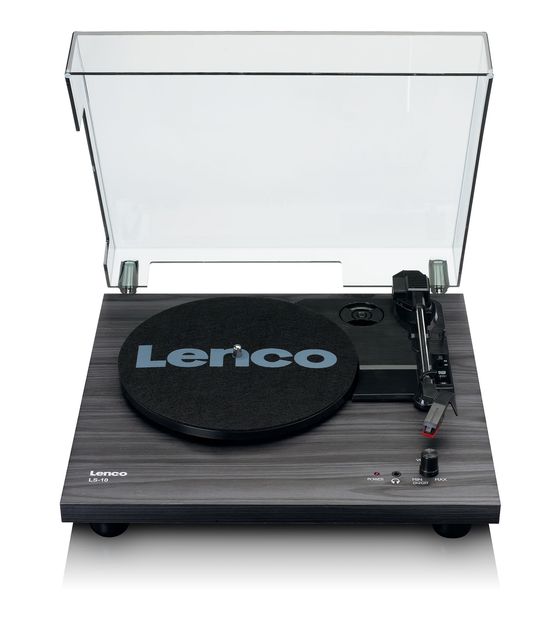 Lenco LS-10 Audio-Plattenspieler mit Riemenantrieb  (Schwarz) f&uuml;r 77,99 Euro