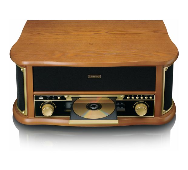 Lenco TCD-2551 Audio-Plattenspieler mit Riemenantrieb  (Holz) f&uuml;r 181,99 Euro