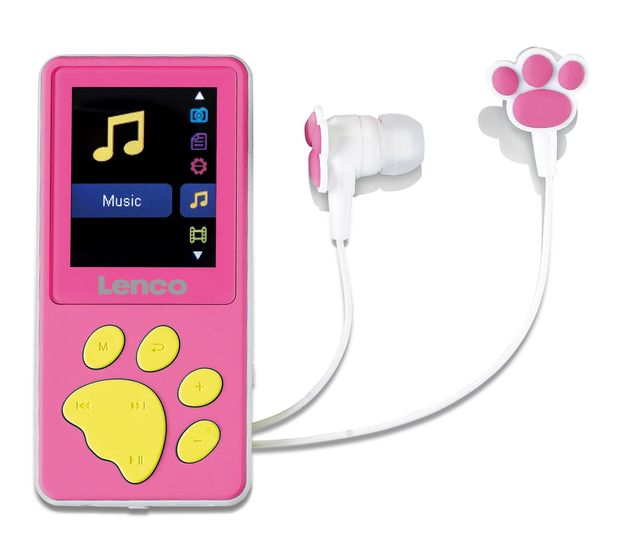 Lenco Xemio-560BU MP4-Player 8 GB  (Pink) f&uuml;r 32,99 Euro