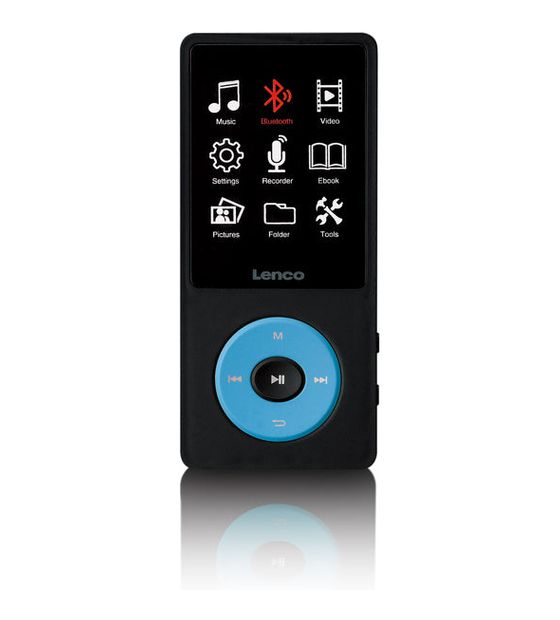 Lenco Xemio-860 MP3 Spieler 8 GB  (Schwarz, Blau) f&uuml;r 48,99 Euro