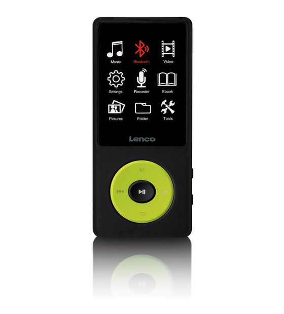 Lenco Xemio-860 MP3 Spieler 8 GB  (Schwarz, Limette) f&uuml;r 51,99 Euro
