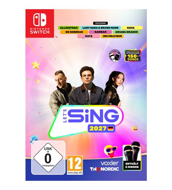 Let's Sing 2027 - mit deutschen Hits - 2 Mic Bundle (Nintendo Switch) f&uuml;r 59,99 Euro