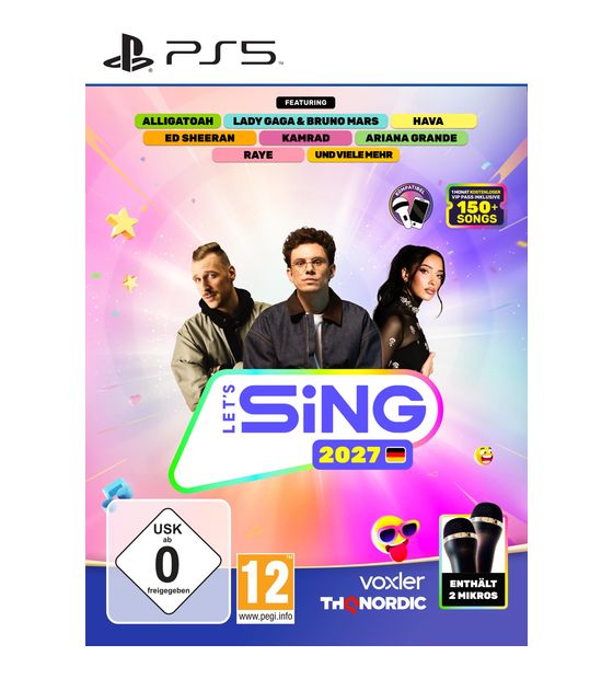 Let's Sing 2027 - mit deutschen Hits - 2 Mic Bundle (PlayStation 5) f&uuml;r 59,99 Euro
