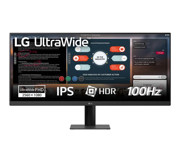 LG 29U511A-B WFHD Monitor 73,7 cm (29") 21:9 5 ms 350 cd/m²  (Schwarz) f&uuml;r 148,99 Euro