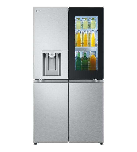LG GMG961MBKE Side-by-Side Kühl-/ Gefrierkombination 363 l / 274 l 354 kWh NoFrost 1792 mm x 914 mm  (Edelstahl) f&uuml;r 2.080,00 Euro