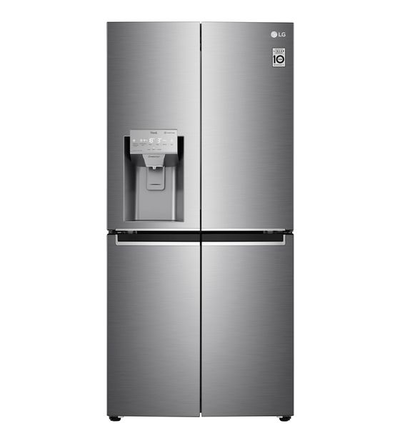 LG GML844PZAE Side-by-Side Kühl-/ Gefrierkombination 286 l / 220 l 314 kWh NoFrost 1787 mm x 835 mm  (Edelstahl) f&uuml;r 1.899,00 Euro