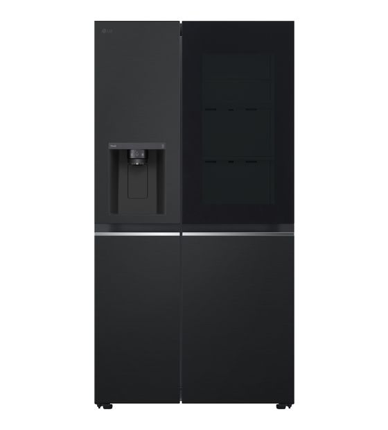 LG GSGV81EPLL Side-by-Side Kühl-/ Gefrierkombination 416 l / 219 l 350 kWh NoFrost 1790 mm x 913 mm  (Schwarz) f&uuml;r 1.454,00 Euro