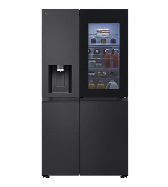 LG GSXE90EVAD Side-by-Side Kühl-/ Gefrierkombination 407 l / 221 l 276 kWh NoFrost 1790 mm x 913 mm  (Schwarz) f&uuml;r 1.802,00 Euro