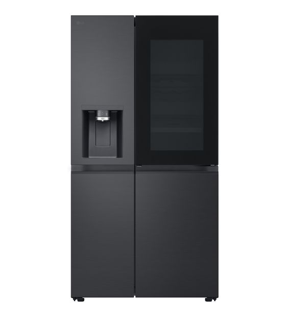 LG GSXE90EVDD Side-by-Side Kühl-/ Gefrierkombination 407 l / 221 l 276 kWh NoFrost 1790 mm x 913 mm  (Schwarz) f&uuml;r 1.773,00 Euro
