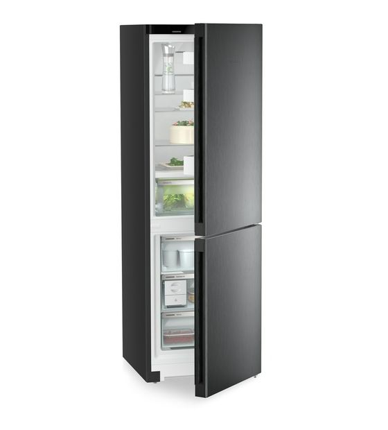 Liebherr CBNbda5223-22 218 l / 103 l Kühl-Gefrierkombi freistehend NoFrost 109 kWh Jahr  (Schwarz) f&uuml;r 1.339,00 Euro