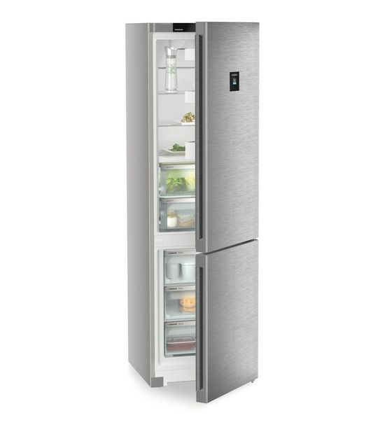 Liebherr CBNsdc573i-22 258 l / 103 l Kühl-Gefrierkombi freistehend NoFrost 181 kWh Jahr  (Silber) f&uuml;r 1.329,00 Euro