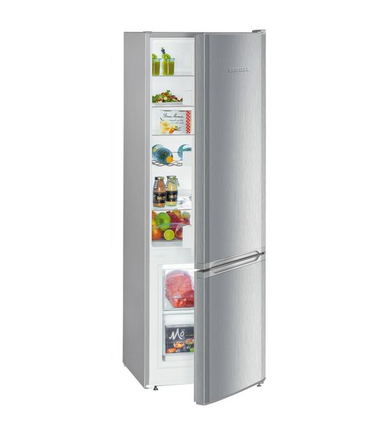 Liebherr CUele2831-26 212 l / 54 l Kühl-Gefrierkombi freistehend 192 kWh Jahr  (Silber) f&uuml;r 699,00 Euro