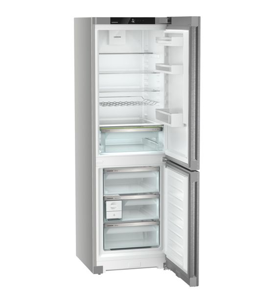 Liebherr KGNsdd52Z23 227 l / 103 l Kühl-Gefrierkombi freistehend NoFrost 201 kWh Jahr  (Silber) f&uuml;r 949,00 Euro