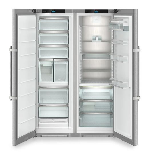 Liebherr XRFsd5265-22 Prime Side-by-Side Kühl-/ Gefrierkombination 384 l / 278 l NoFrost  (Silber) f&uuml;r 3.220,00 Euro