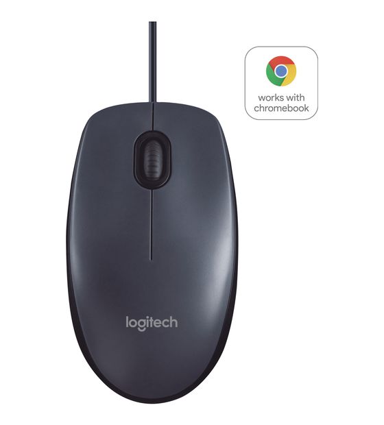 Logitech B100 800 DPI Büro Maus Optisch  (Schwarz) f&uuml;r 12,99 Euro