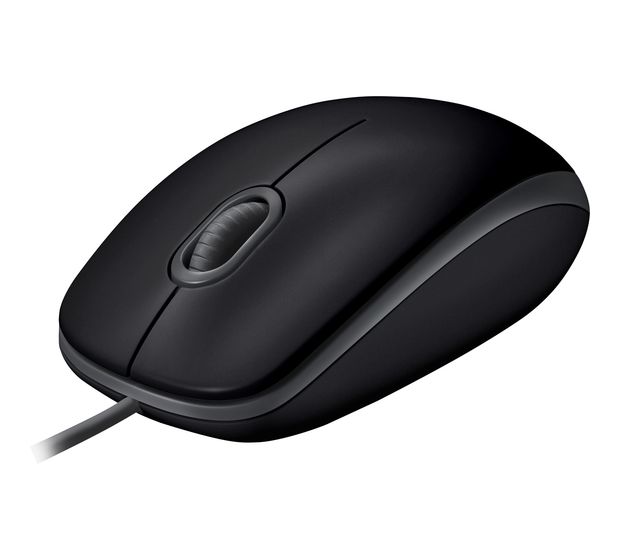 Logitech B110 Silent 1000 DPI Büro Maus Optisch  (Schwarz) f&uuml;r 11,99 Euro