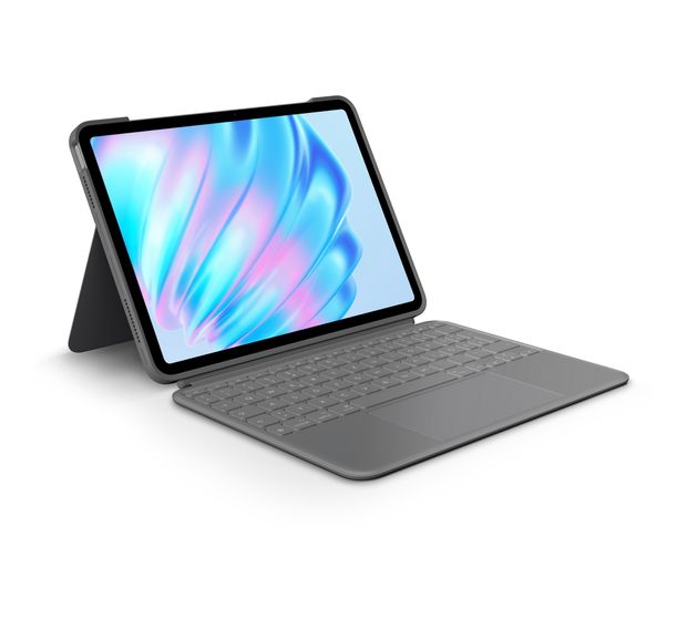 Logitech Combo Touch für Apple iPad Air 11-inch (M2) bis 27,9 cm (11") (Oxford Grey) f&uuml;r 160,99 Euro