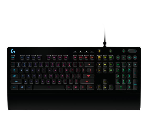 Logitech G213 RGB-LED Gaming Tastatur USB  (Schwarz) f&uuml;r 59,99 Euro