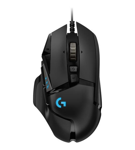 Logitech G502 Hero 25600 DPI Gaming Maus Optisch  (Schwarz) f&uuml;r 34,99 Euro