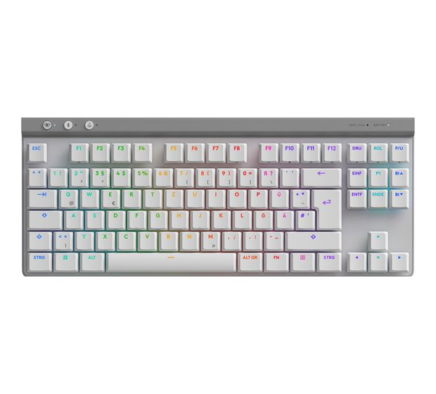 Logitech G515 RGB-LED Gaming Tastatur RF Wireless + Bluetooth 2.4 GHz  (Weiß) f&uuml;r 97,49 Euro