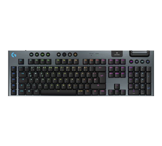 Logitech G915X Lightspeed LED Gaming Tastatur RF Wireless + Bluetooth 2.4 GHz  (Schwarz) f&uuml;r 199,99 Euro