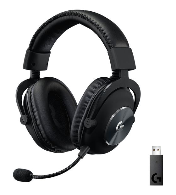 Logitech Pro X Over Ear Kopfhörer kabellos 20 h Laufzeit  (Schwarz) f&uuml;r 127,00 Euro
