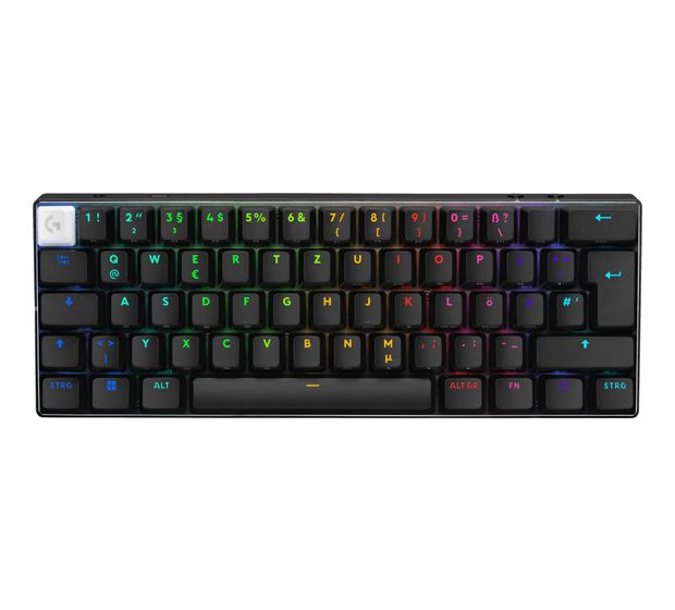 Logitech Pro X 60 RGB-LED Gaming Tastatur RF Wireless + Bluetooth 2.4 GHz  (Schwarz) f&uuml;r 151,99 Euro