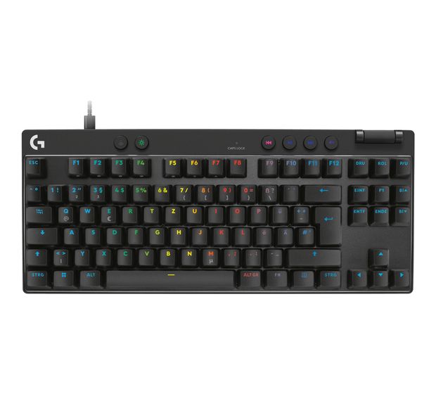 Logitech Pro X TKL Rapid LED Gaming Tastatur USB  (Schwarz) f&uuml;r 151,99 Euro