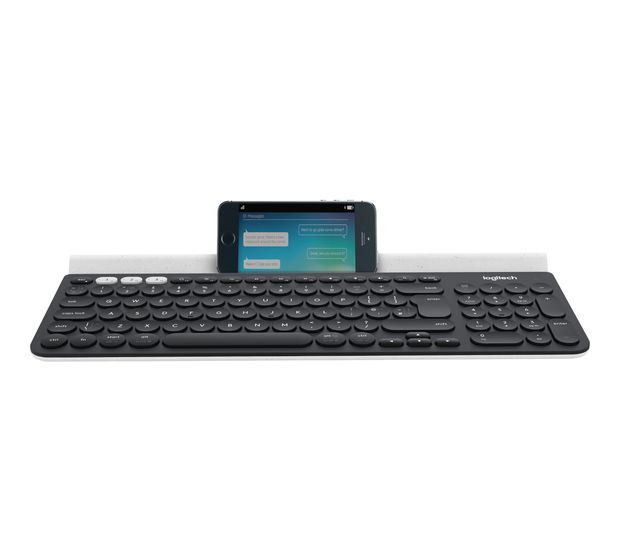 Logitech K780 Universal Tastatur RF Wireless + Bluetooth 2.4 GHz  (Weiß) f&uuml;r 95,99 Euro