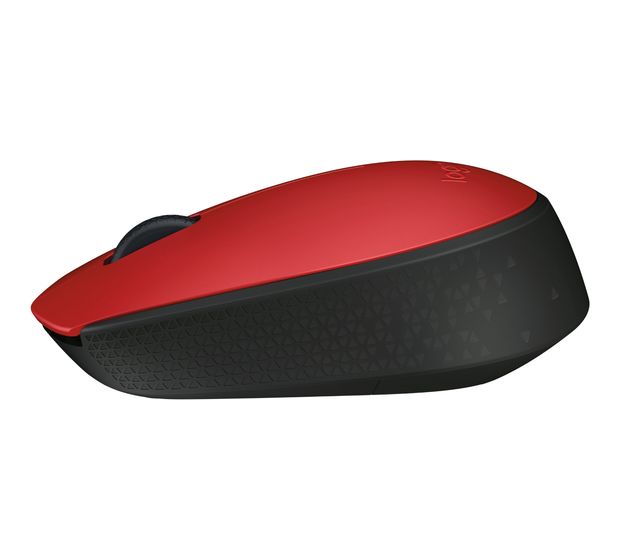 Logitech M171 1000 DPI Büro Maus Optisch  (Schwarz, Rot) f&uuml;r 12,99 Euro