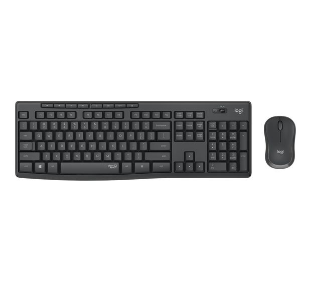 Logitech MK295 Silent Wireless Combo Büro Tastatur RF Wireless 2.4 GHz  (Graphit) f&uuml;r 38,62 Euro