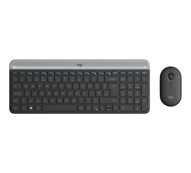 Logitech MK470 Universal Tastatur RF Wireless 2.4 GHz  (Graphit) f&uuml;r 46,49 Euro