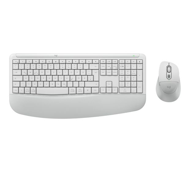 Logitech MK880 Signature Comfort Plus Combo Universal Tastatur RF Wireless + Bluetooth 2.4 GHz  (Weiß) f&uuml;r 109,99 Euro