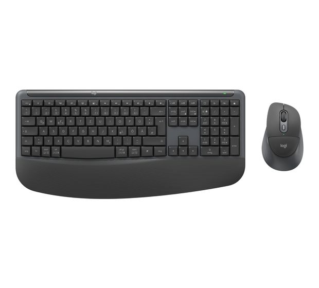 Logitech MK880 Signature Comfort Plus Combo Universal Tastatur RF Wireless + Bluetooth 2.4 GHz  (Graphit) f&uuml;r 109,99 Euro