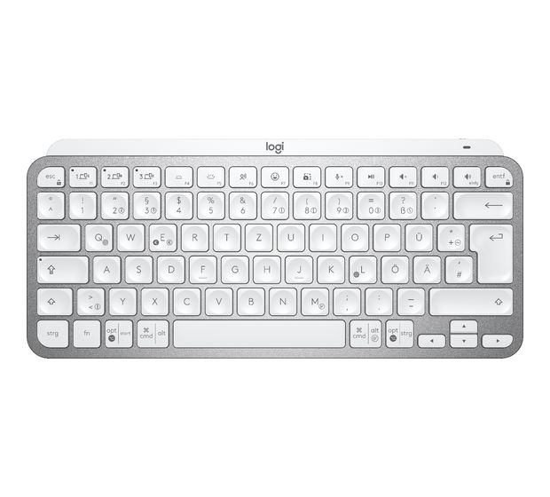 Logitech MX Keys Mini Minimalist LED Büro Tastatur RF Wireless + Bluetooth 2.4 GHz  (Grau) f&uuml;r 94,99 Euro