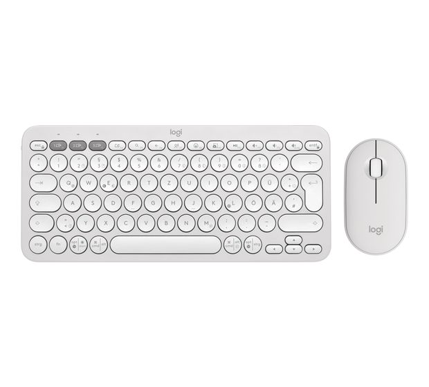 Logitech Pebble 2 Combo Universal Tastatur RF Wireless + Bluetooth  (Weiß) f&uuml;r 51,49 Euro